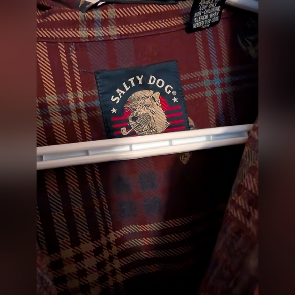Salty Dog Plaid Flannel Shirt | All-Over Horse Print - Picture 5 of 7